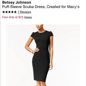 Hersey Johnson black dress